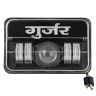 Allextreme 4 LED GUJJAR Headlight 50W 1 Projector Lamp DRL Light with Heat Dissipation Headlamp Bright Beam Compatible with Splendor Bike Motorcycle