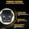 Allextreme 4 LED GUJJAR Headlight 50W 1 Projector Lamp DRL Light with Heat Dissipation Headlamp Bright Beam Compatible with Splendor Bike Motorcycle