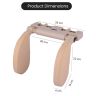 AllExtreme EXA05BG Adjustable Car Seat Headrest Mountable Head Neck Support Travel-Friendly Design Suitable for Kids & Adults (Beige)