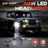 AllExtreme Hyperdrive K40-9006 LED Headlight 40W Conversion Kit 3200LM Car Driving Headlamp Bulb 6000K Super Bright Beam Fog Light Chip Fog Light for SUVs Trucks Sedans