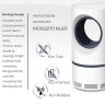 AllExtreme Electric Mosquito Killer Lamp Suction Type with Vortex Technology Light Wave Trap Quiet Operation for Indoor & Outdoor Use (Small, Random Colour)