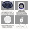 AllExtreme Electric Mosquito Killer Lamp Suction Type with Vortex Technology Light Wave Trap Quiet Operation for Indoor & Outdoor Use (Small, Random Colour)