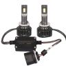 AllExtreme Hyperdrive H27 LED Headlight 200W Conversion Kit 22000LM Car Driving Headlamp Bulb 6000K Super Bright Beamlight Chip Fog Light for SUVs Trucks Sedans- White
