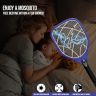 Allextreme Anti Mosquito Racket 500 mAh Battery Insect Killer Bat Racquet Fly Swatter Bugs Trap for Indoor Home Outdoor || 3 Month Warranty