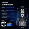 AllExtreme 60 Watt H13 Car LED Headlight 13,000LM Super Bright Beam 6500K N61 Led Chips Conversion Kit Car Bulb Driving Headlamp Fog Light for SUVs Trucks Sedans