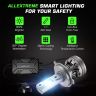 AllExtreme 120 Watt H4 Car LED Headlight 22,000LM Super Bright Beam 6500K N37 Led Chips Conversion Kit Car Bulb Driving Headlamp Fog Light for SUVs Trucks Sedans