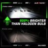 AllExtreme 120 Watt H13 Car LED Headlight 22,000LM Super Bright Beam 6500K N37 Led Chips Conversion Kit Car Bulb Driving Headlamp Fog Light for SUVs Trucks Sedans