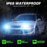 AllExtreme 120 Watt H13 Car LED Headlight 22,000LM Super Bright Beam 6500K N37 Led Chips Conversion Kit Car Bulb Driving Headlamp Fog Light for SUVs Trucks Sedans