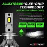 AllExtreme 120 Watt H7 Car LED Headlight 22,000LM Super Bright Beam 6500K N37 Led Chips Conversion Kit Car Bulb Driving Headlamp Fog Light for SUVs Trucks Sedans