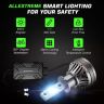 AllExtreme 120 Watt H3 Car LED Headlight 22,000LM Super Bright Beam 6500K N37 Led Chips Conversion Kit Car Bulb Driving Headlamp Fog Light for SUVs Trucks Sedans