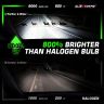 AllExtreme 120 Watt H1 Car LED Headlight 22000LM Super Bright Beam 6500K N37 Led Chips Conversion Kit Car Bulb Driving Headlamp Fog Light for SUVs Trucks Sedans
