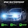 AllExtreme 120 Watt H1 Car LED Headlight 22000LM Super Bright Beam 6500K N37 Led Chips Conversion Kit Car Bulb Driving Headlamp Fog Light for SUVs Trucks Sedans
