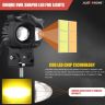 Allextreme EXNPE02 Owl Shape LED Fog Light for Wide Visibility High Brightness Universal Fit for All Bike Models Motorcycle (Pack of 4)