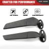 AllExtreme EXNPE09 Imported Original Wind Wing Rearview Stealt Fully-Faired Bikes R15 V4M, R15 V4, R15 V3 | Ninja 250 Adjustable (Black, Pack of 2, With Led Light)