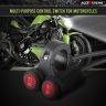 AllExtreme EXNPE30 Motorcycle Handlebar Dual Button 7/8 inch Switch Control for Headlight Fog Light Horn All Bike Models Motorcycle