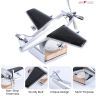AllExtreme EXNPE32 Imported Trending New Aeroplane Glider DC Power Car Interior Decoration 360 Degree Rotating Fan Air Freshener Perfume Oil With Organic Fragrance (Pack