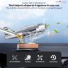 AllExtreme EXNPE32 Imported Trending New Aeroplane Glider DC Power Car Interior Decoration 360 Degree Rotating Fan Air Freshener Perfume Oil With Organic Fragrance (Pack