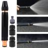 Allextreme Car Washer Spray Nozzle Set With 3 Adapters Heavy Duty Metal Adjustable Water Spraying Modes High Pressure Washer Washin Spray Gun for Cleaning Bikes & Cars (Black)