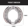 Allextreme Euro Brake Shoe Bike Accessory Reliable Stopping Power Smooth Operation Enhanced Safety Durable Materials Compatible with Drum Brake Systems Improved Safety for Automobiles