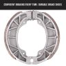 Allextreme Euro Brake Shoe Bike Accessory Reliable Stopping Power Smooth Operation Enhanced Safety Durable Materials Compatible with Drum Brake Systems Improved Safety for Automobiles