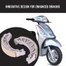 Allextreme Euro Brake Shoe Bike Accessory Reliable Stopping Power Smooth Operation Enhanced Safety Durable Materials Compatible with Drum Brake Systems Improved Safety for Automobiles