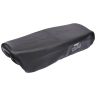 Allextreme Euro Seat Cover Comfortable Fitting PU Leather Adjustable with Black Thread Waterproof Scooty Seat Compatible with I Qube (Black)