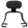 AllExtreme Euro J15 Backrest for Bike Back Comfortable Cushion Support Pillion Heavy Duty Black Bar Compatible With Jawa (Black)