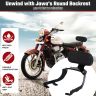 AllExtreme Euro J15 Backrest for Bike Back Comfortable Cushion Support Pillion Heavy Duty Black Bar Compatible With Jawa (Black)