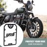 AllExtreme Euro J10 Radiator Grill Bike Radiator Grille Protector Motorcycle Accessory Shield Cover Heavy Duty Compatible With Yezdi (Black)
