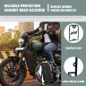 AllExtreme Euro J10 Radiator Grill Bike Radiator Grille Protector Motorcycle Accessory Shield Cover Heavy Duty Compatible With Yezdi (Black)