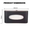 AllExtreme Leather Tissue Box Unique Decorative & Elegant Holder for Sun Visor Seat Side Pocket or Back Seat of Car Accessories