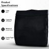 Allextreme Car Trash Bag Portable Anti Spill Interior Hanging Garbage Bin Holder Seat Organizer (Black)
