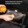 Allextreme Car Trash Bag Portable Anti Spill Interior Hanging Garbage Bin Holder Seat Organizer (Black)
