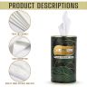 AllExtreme EXPT50P2 2-Ply Car Tissues Cup Holder Cylinder Tissue Box Napkin Case 60 Pulls - (Pack of 6, 2 Canisters -Including Tissues) + 4 Refills