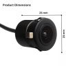 AllExtreme Car Reverse Parking Camera Auto Rear View Cam System Full HD Backup Assistance 180° Wide Viewing Angle with CMOS Sensor Clear NightVision & Water Resistance for All Cars