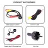 AllExtreme Car Reverse Parking Camera Auto Rear View Cam System Full HD Backup Assistance 180° Wide Viewing Angle with CMOS Sensor Clear NightVision & Water Resistance for All Cars
