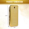 AllExtreme Car Air Freshener Gold Biscuit Dashboard Vent Decor Auto Interior Diffuser for Men & Women (8ml, SQUASH)