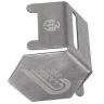 AllExtreme EXST05D Disk Brake Cover Bike Front Disc Fluid Oil Reservoir Stainless Steel Handle Tank Cap Custom Fit for Motorcycle Portable Sturdy Design (Silver)