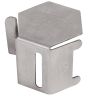 AllExtreme EXST05D Disk Brake Cover Bike Front Disc Fluid Oil Reservoir Stainless Steel Handle Tank Cap Custom Fit for Motorcycle Portable Sturdy Design (Silver)