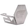 AllExtreme EXST05D Disk Brake Cover Bike Front Disc Fluid Oil Reservoir Stainless Steel Handle Tank Cap Custom Fit for Motorcycle Portable Sturdy Design (Silver)