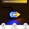 Allextreme Arrow Flush Mount LED Indicators with DRL Turn Signals Front and Rear Bright Warning Lamp Water Resistant for Electric Bike & Motorbike