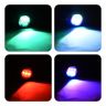 Allextreme EX-005MLT Universal Parking 9 LED Lights Super Bright Luminance Round Multicolor Lamp Bulb for Car Bike Motorcycle (18 W, Set of 2)