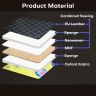 Allextreme S30 Non Inflatable Car Bed Mattress 2 in 1 Double-Sided Back Seat Foldable Sleeping Bed for Kids & Adults Travel Trips Camping Picnic Universal Fit