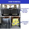 Allextreme S30 Non Inflatable Car Bed Mattress 2 in 1 Double-Sided Back Seat Foldable Sleeping Bed for Kids & Adults Travel Trips Camping Picnic Universal Fit