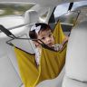 AllExtreme Car Cradle Hammock for 0 to 3 Year Baby Portable Travel Cloth Jhula with Adjustable Belt Hangers and Carry Bag (Musturd Yellow)