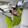 AllExtreme Car Cradle Hammock for 0 to 3 Year Baby Portable Travel Cloth Jhula with Adjustable Belt Hangers and Carry Bag (Neon Green)