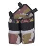 AllExtreme Bottle Empocher Drink Container Carrier Holder Mesh Design for Cycling Camping Travel - (Left/Right, Grey & Army Green)