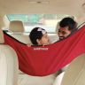 AllExtreme Car Cradle Hammock for 0 to 3 Year Baby Portable Travel Cloth Jhula with Adjustable Belt Hangers and Carry Bag (Red)