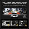 AllExtreme Dual Dash Camera 1080P Full HD 9.66 IPS LED Screen Front & Rear Reverse View 170° Wide Angle Loop and Voice Recording G-Sensor Mirror Display Car DVR Cam (Pack of 1)
