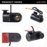 AllExtreme U11 Car Dash Cam 720P Loop HD Video Recorder Wide Angle Lens Android Stereo Compatible Front Camera with Night Vision and USB Interface